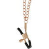 Begme Black Edition BEGME Juodas Edition Premium Adjustable Chain Nipple Clamps Nickel-Free