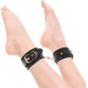 Begme Black Edition BEGME Juodas Edition Premium Ankle Cuffs Neoprene Lining Vegan Leather