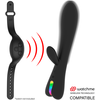 Brilly Glam Erik Dual Motor Silicone Vibrator Juodas USB, Remote Ready