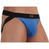 Mėlyna BURN Jockstrap Model 008 Mėlyna/Juodas - Breathable Comfort, Size M