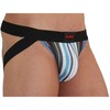 BURN Jock Multicolor/Juodas L - Premium Athletic Supporter with Modern Design