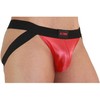 BURN Jock 010 Sportswear Raudona/Juodas XL - Breathable Athletic Design