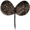 Bye Bra Bras Bye Bra Round Lace-it Adhesive Bra Embroidered Cup C, Reusable Strapless