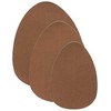 Bye Bra Breast Enhancer Lifting Pads D/F Brown - 3 Pairs Cotton Satin