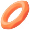 Oranžinis CalExotics Alpha Sexagon Silicone Support Ring Oranžinis Flexible Design