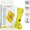 CalExotics Boundless Rope 10m Geltona - Durable Bondage Priedas
