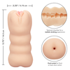 CalExotics Cheap Thrills The Three Way Dual-Ended Intimate Device 14.5cm