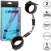 CalExotics Euphoria Vegan Leather Ankle Cuffs, Adjustable, Juodas