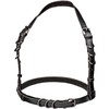 CalExotics Euphoria Halter Buckle Harness Juodas - Adjustable Vegan Leather