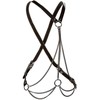 CalExotics Euphoria Multi-Chain Premium Harness Plus Size Juodas Velvet