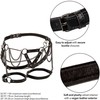 CalExotics Euphoria Plus Size Premium Thigh Harness with Chains