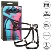 CalExotics Euphoria Plus Size Adjustable Riding Thigh Harness - Juodas Velvet