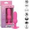 CalExotics First Time Beaded Probe Vibrating System Rožinė USB 10 Modes