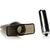 CalExotics Mini Vibro Tease Juodas - Compact Atsparus vandeniui Vibrating Plug 10cm
