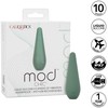CalExotics Mod Chic Precision Massager Žalias - 10-Speed Liquid Silicone