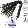CalExotics Nocturnal Leather Flogger Juodas - Precision Handle &amp; Soft Straps