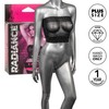 CalExotics Radiance Bandeau Top Plus Size Mesh Rhinestone 3X