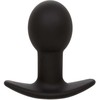 CalExotics Rock Bottom Silicone Juodas Vibrating Plug 10 Modes USB Rechargeable