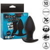 CalExotics Rock Bottom Silicone Intimate Plug 10 Vibrations Juodas