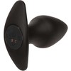 CalExotics Rock Bottom Silicone Intimate Plug 10 Vibrations Juodas