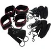California Exotics Calexotics Rinkinys bdsm bondage dirželiai, skirti tvirtinti prie lovos