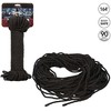 CalExotics Scandal Juodas Bondage Rope 50m - Durable Cotton Blend Restraint