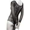CalExotics Scandal Mesh Lace Shoulder Bodysuit One Size Juodas