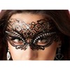 Chilirose CR 3706 Decorative Juodas Brass Mask with Crystals O/S