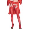 Chilirose Accesories Chilirose CR 4312 Raudona Garter Stockings S/M - Elegant 30 Den Lycra Lingerie