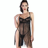 Chilirose Babydolls Chilirose CR 4496 Lace-Up Babydoll Juodas L/XL with Underwire Support