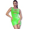 Chilirose Dresses Chilirose CR 4621 Žalias Seamless Mini Dress S/M - Versatile &amp; Sleek Design