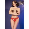 Chilirose Sets Chilirose CR 4839 Festive Set Raudona L/XL - Holiday Pom-Pom Nipple Covers &amp; Panties