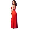 Chilirose Sets Chilirose CR 4857 Raudona Sheer Top &amp; Wide-Leg Pants Set XL