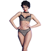 Chilirose Summer Chilirose CR 4727 Two-Piece Adjustable Wildcat Print Bikini Set L
