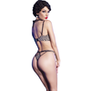 Chilirose Summer Chilirose CR 4727 Two-Piece Adjustable Wildcat Print Bikini Set L