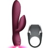 CLIMAXIMUM L'Amour Kit Rabbit Vibrator &amp; LED Ring, Atsparus vandeniui, USB