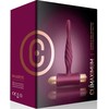 Climaximum Pharos Beginner Silicone Plug 10-Speed Atsparus vandeniui Juodas