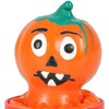 Condomerie Hand-Painted Decorative Latex Cover Pumpkin Motif