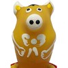 CONDOMERIE Hand-Painted Decorative Latex Model Pig Sitting Geltona
