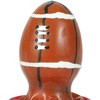 CONDOMERIE Hand-Painted Latex Decorative Cover Rugby Ball Motif