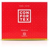 Rožinė Confortex Strawberry Scented Anatomical Condoms 144 pcs Rožinė Transparent