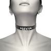 Coquette Accessories Coquette Chic Desire Vegan Leather Adjustable Juodas Choker Collar