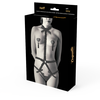 Coquette Accessories Coquette Chic Desire Elastic Harness Set with Nipple Covers Juodas