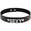 Coquette Accessories Coquette Chic Desire Vegan Leather Adjustable Juodas Choker Collar