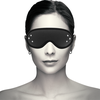 Coquette Fantasy Coquette Chic Desire Vegan Leather Blind Mask with Neoprene Lining, Adjustable