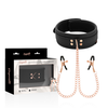 Coquette Fantasy Coquette Chic Desire Vegan Leather Collar with Adjustable Chain Clips