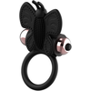 Coquette Toys Coquette Chic Desire Juodas/Gold Butterfly Ring with Vibrating System 82mm