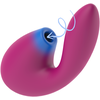 Rožinė COVERME Dual Action Flexible Silicone Intimate Device with Suction, Rožinė