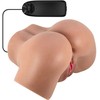 CRAZY BULL Hailey Intimate Dual-Entry Device Mulatto TPR Remote Vibrating