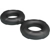 Crazy Bull Radwan Model 19 Double Silicone Adjustable Ring, Juodas